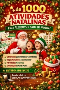 + de 1000 atividades Natalinas