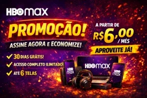 HBO Max 30 Dias – Tela Individual