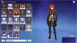 Conta diluc+mona+venti +2 armas 5 estrelas