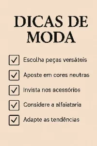 Dicas De Moda
