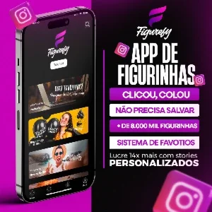 Aplicativo de Figurinhas para Stories do Instagram - 1 Ano!