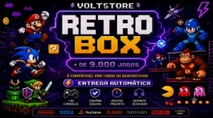 RETROBOX +9000 JOGOS CLÁSSICOS • [ENTREGA AUTOMÁTICA]⚡