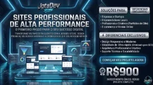 Desenvolvimento De Sites Profissionais – Jotadev Store