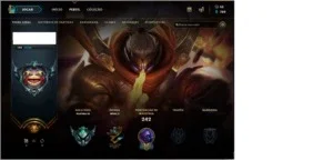 conta lol plat 3