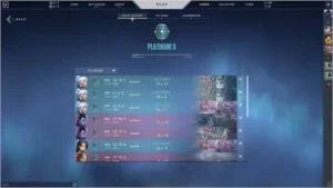 CONTA VALORANT PLAT 3 EX IMORTAL