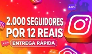 2 Mil Seguidores (Por 12 R$) (Menor Preço Dfg)