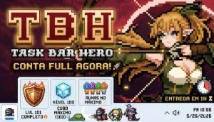 Conta Task Bar Hero FULL (Lvl 101) + CUBO 100 + RUNAS FULL