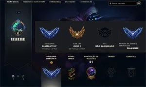 Conta DIAMANTE 4 MMR Alto 🔥🔥