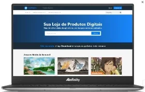 Loja de vendas online com entrega via download