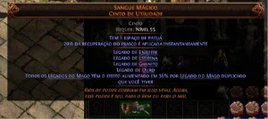 Cinto De Utilidade Mage Blood Poe 2
