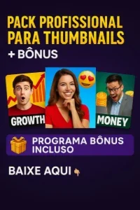 🎬 Pack Profissional Para Thumbnails + Bônus Exclusivo 🖼 Tu