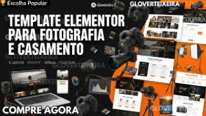 Templates Elementor para Site de Fotografia e Casamento