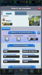 Conta clash royale / clash of clans