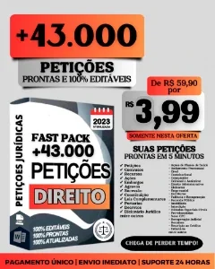 43.000 Modelos Petições Jurídicas -