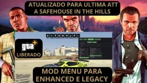 Mod Menu para GTA Online Legacy e Enhanced e libera o GTA+