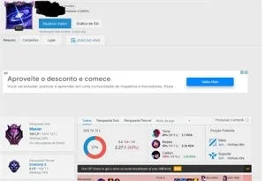 CONTA LOL MESTRE 105PDL  COM 412 SKINS!! PREÇO NEGOCIAVEL!!