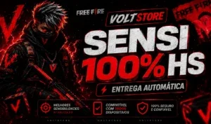  SENSI 100% HS • MOBILE & EMULADOR • FREE FIRE ⛩️