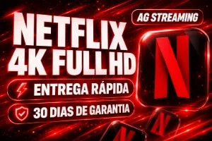 Netflix Tela Privada 4k sem anúncio — 30 Dias