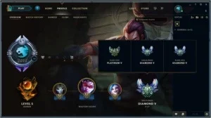 Conta League of Legends Diamante em 2 filas!