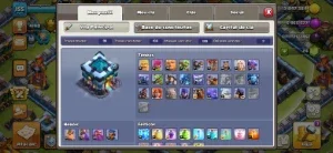 Conta Clash of clans cv 13 quase Full
