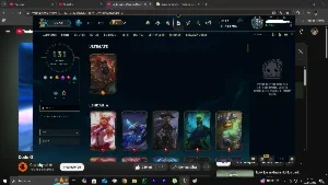 Conta League of Legends Nivel 300 muitas skins
