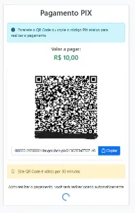 Script Checkout  Pix Automatico Entrega De Produtos Digitais