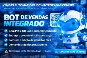 Bot Vendas Automático [Source] - Entrega Automática