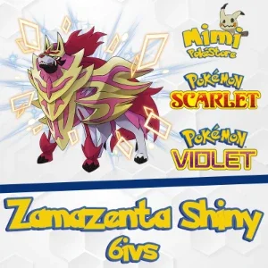 Zamazenta Shiny 6IVs - Pokémon Scarlet e Violet