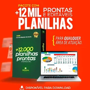 Pacote de Planilhas Prontas Excel - Mais de 12 Mil Planilhas