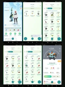 Lvl 61 | ✨ 29 Shiny | 💯 3 Hundo | 💎 1.6M Stardust F105