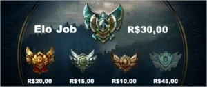 FAÇO ELOJOB!! BRONZE R$5,00 PRATA R$8,00