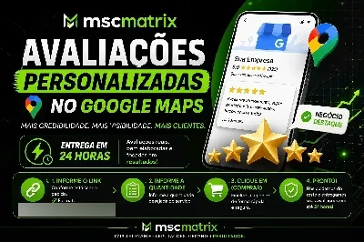 🚀 Avaliações Personalizadas no Google Maps ⭐⭐⭐⭐⭐