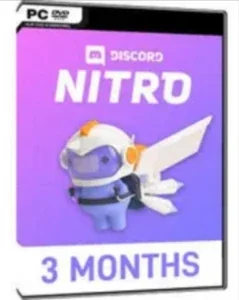 Discord Nitro Gaming 3 Mêses + 6 Impulsos +ENVIO IMEDIATO