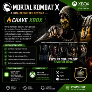 Mortal Kombat X 🔥 Chave Xbox