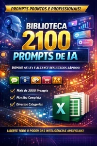 Biblioteca Profissional — 2.100 Prompts De Ia Completo!
