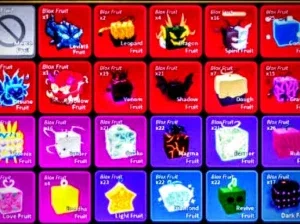 Contas de blox fruits e de roube um brainrot