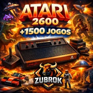 Atari 2600 - +1500 Jogos