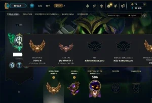 Ouro 2 com TODOS os Champs e 175 Skins ( MID / ADC / JG )