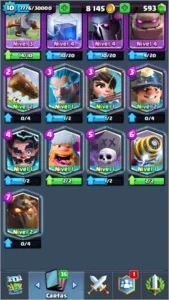 Conta de Clash Royale várias Lendárias BOA E BARATA