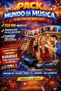 🎶🔥 Pack Mundo Da Música – O Melhor Do Mercado! 🔥🎶