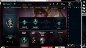 CONTA LEAGUE OF LEGENDS PLATINA 134 SKINS (4 ULTIMATE)