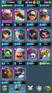 CONTA CLASH ROYALE NV11, ARENA 10, MUITAS LENDÁRIAS!!