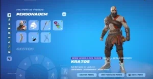 Conta Rara Fortnite | Pacote Kratos + Machado Leviatã + Lara