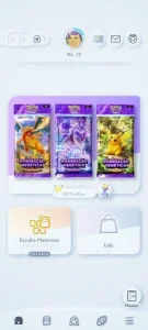 Conta do Pokémon TCGP Mobile Lev 12