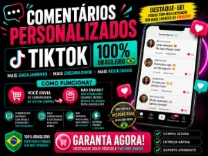 🚀 Comentários Personalizados Para Tiktok 100% 🇧🇷 🚀