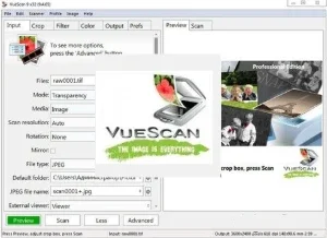 VueScan Pro  Digitalização de imagens de alta qualidade