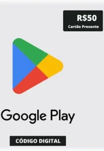 Gift Card Google Play 50 reais