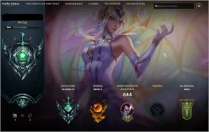 CONTA PLATINA (BR) COM TODOS OS CAMPEÕES