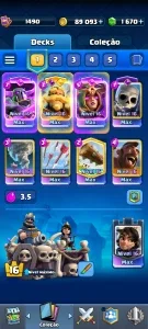 Conta de Clash Royale 12k