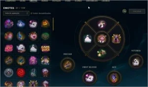 Conta League of Legends com MMR alto e 125 skins